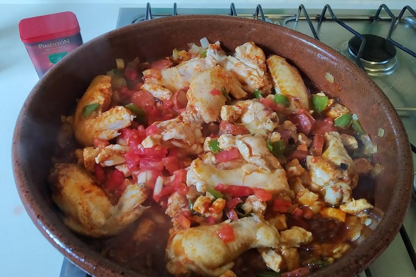 Arroz a la cazuela preparación