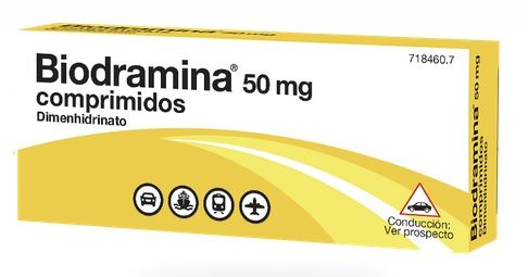 Biodramina 50 mg dimenhidrinato