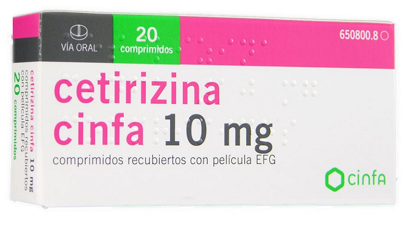 Cetirizina 10 mg
