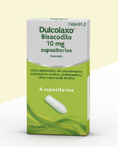 Dulcolaxo bisacodilo supositorios