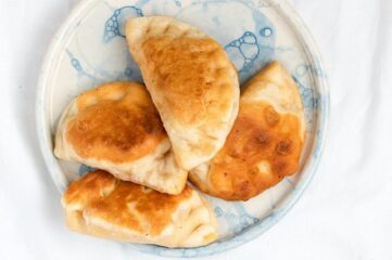 Empanadillas con masa de cerveza al horno