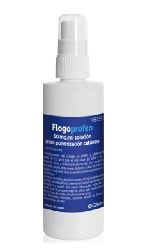 Flogoprofen 50 mg ml solución pulverización