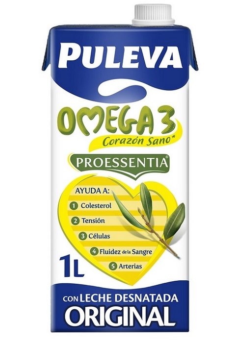 Leche Puleva Omega 3 con leche desnatada