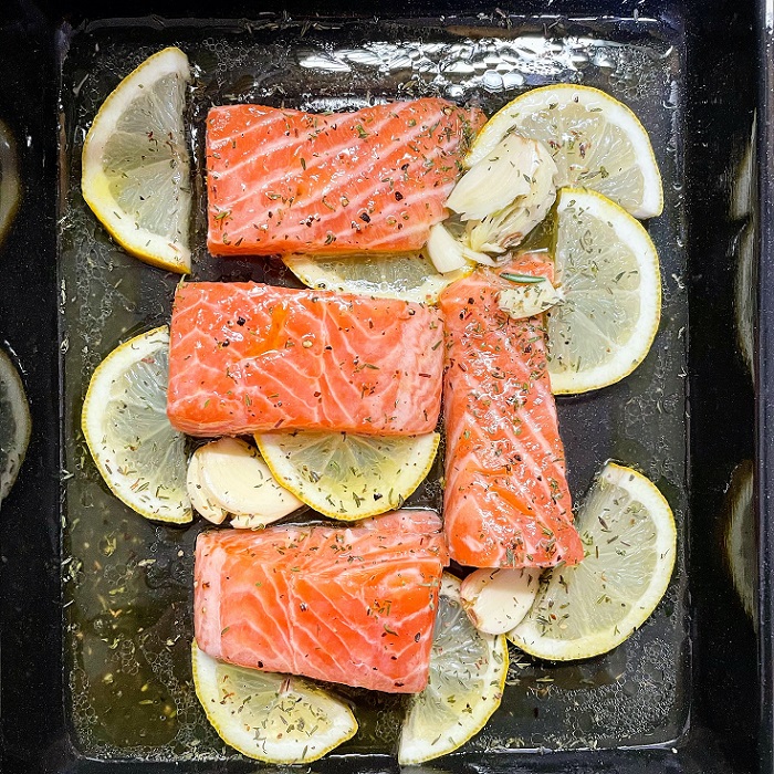 Salmón al horno - Unsplash Melanie Andersen